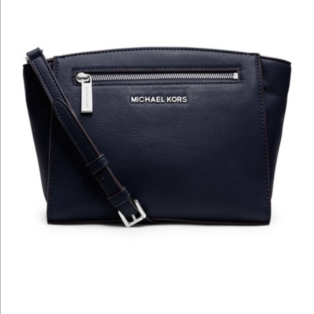 Michael Kors Medium Sophie Messenger Bag - Navy - Picture 1 of 4